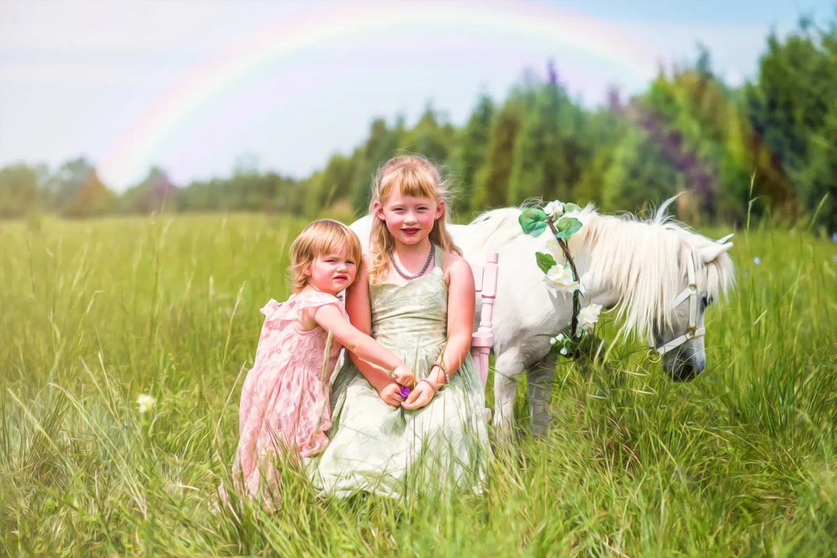 Childhood & imagination portrait by A & K Photography