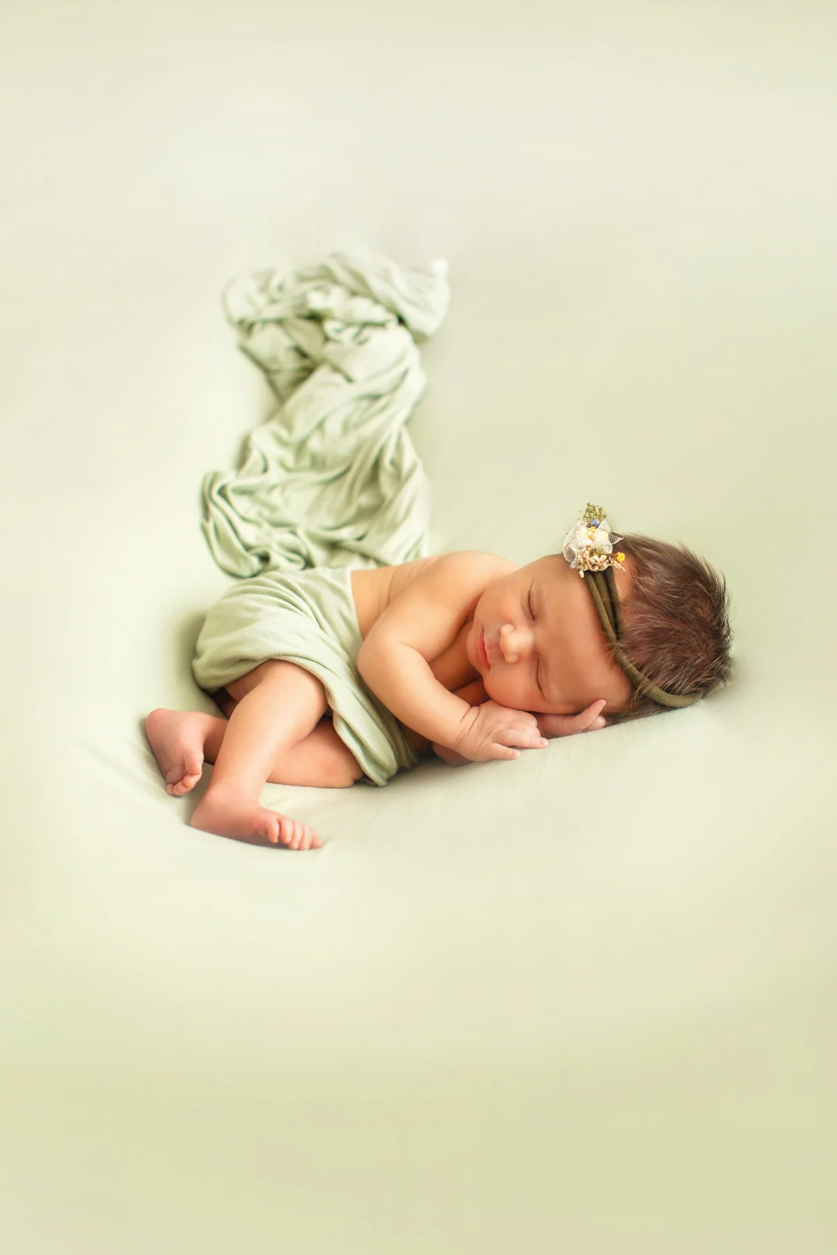 Newborn & maternity portrait by A & K Photography