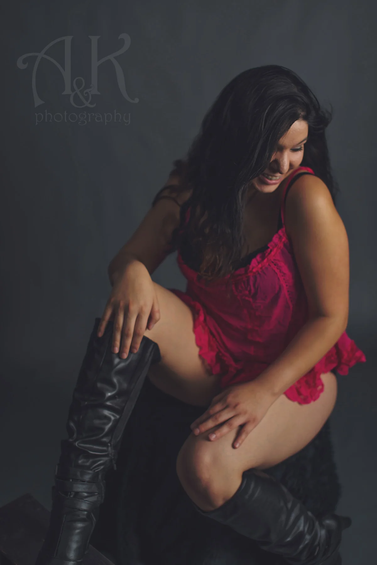 Boudoir portrait by A & K Photography