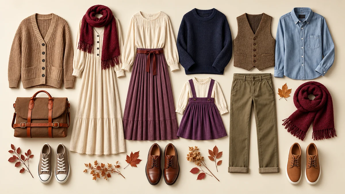 Outfit inspiration: earth tones with colorful accents